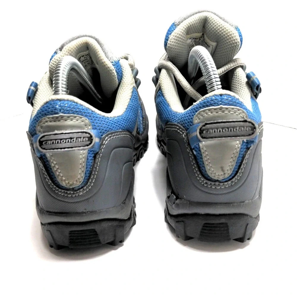 Cannondale‎ Women CS Mountain Biking Cycling Racing Shoes Size 8 Gray Blue